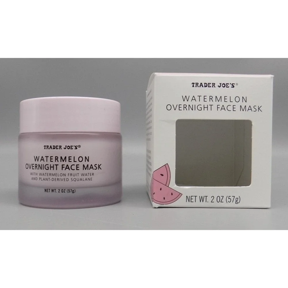 New Trader Joe's Watermelon Overnight Face Mask In Box 2 Oz Moisturizer
